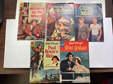 Lot Of Five Dell 1950s Comics Low-Grade Readers Clint Ironsides photo covers picture