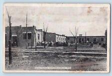Kendallville Indiana Postcard Mitten Factory Buildings Scenic View 1911 Antique picture