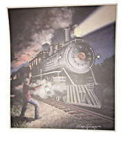 Vintage  MISSISSIPPI Illinois Central Railroad Engine No. 382  Rare 8x10  Print picture