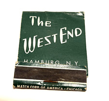 Vintage Matchbook Collectible Ephemera The West End  Hamburg, N.Y. picture