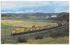 Postcard Canada, Arvid Quebec, c1983 Railway, Roberval & Saguenay C420’s … — C33 picture