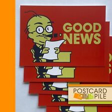 Unused Postcards, Set Of 5, Retro Style Good News Greeting Lot Comic picture