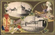 Japan Tokyo Industrial Exhibition,Ueno Park,1907 Postcard Vintage Post Card picture