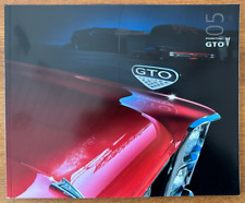 Original 2005 PONTIAC GTO Dealer Glossy Sales Brochure 11