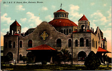 Postcard I. & G.N.R.R. Depot / Station San Antonio Texas *C6446 picture