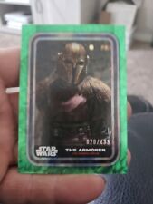2023 Topps Star Wars - The Armorer - #32 Green Foilboard Parallel /499 picture