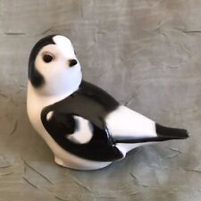 Vintage Lomonosov Bird - Snow Bunting - Porcelain Figurine Made in Russia picture
