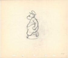 1930's WALT DISNEY PEG LEG PETE ORIGINAL PRODUCTION DRAWING ANIMATION ART MICKEY picture