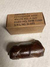 1Pc Antique NOS Condenser Assy. SNL G-503 Willys No. A-1631 Ford No. GPW 12300 picture