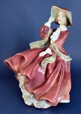 Vintage Royal Doulton Bone China Top of the Hill Female Figurine picture
