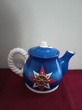1998 Geo Z Lefton CTM12174 Blue Sailor Theme Teapot picture