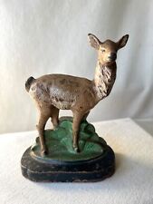 Antique Hubley Cast Iron Deer #399 Doorstop picture
