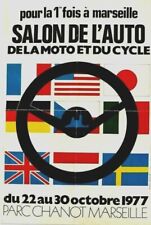Original vintage poster MARSEILLE FRANCE AUTOMOBIL EXPO 1977 picture