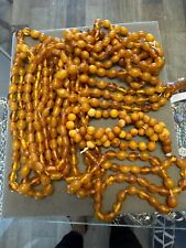 Vintage Natural Baltic Amber Prayer Beads picture