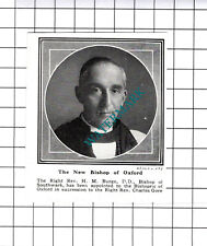 The Right Rev H M Burge Bishop Of Oxford Southwark  - 1919 SMALL Cutting picture