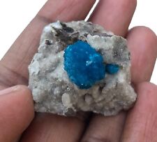 Rare Cavansite With Stilbite On Chalcedony Matrix Crystal And  Mineral Specimens picture