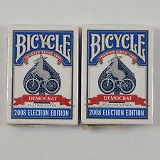 Bicycle 2008 Election Edition Democrat Playing Cards New Factory Sealed 2 Pack picture