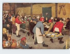 Postcard Village Wedding By Pieter Brueghel, Musée de Vienne, Vienna, Austria picture