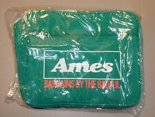 NOS Ames Department Store Green Lunch Bag Insulated 80's Soft Sided Vintage picture