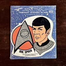 Vintage STAR TREK MOTION PICTURE INSTANT STAINED GLASS Mr Spock picture