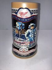 NASA 1855-1990 Miller High Life Beer Stein Mug Great American Achievements 1969 picture