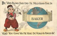 Postcard 1913 Oregon Baker globe Civic Booster artist impression 23-5107 picture