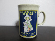 Vtg 1986 Pillbsurys Best Flour Collectors Coffee Mug Cup Speckled Sets The Pace picture