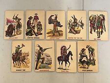 Vintage Early 1900's Ed-u-Cards Western :Cowboys & Indians