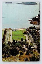 Colony By The Ocean Hulls Cove Bar Harbor Maine ME Postcard PM Clean Cancel WOB picture
