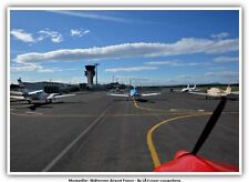 Montpellier  Mditerrane Airport France Airport Postcard picture