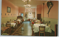 Vintage Postcard Amsden House Restaurant Bellevue Ohio Interior picture