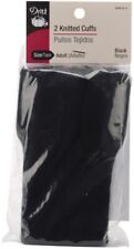 Dritz 55415-1 Adult Knitted Cuffs 2/Pkg-Black picture
