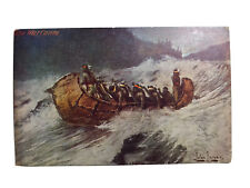 1908 The War Canoe Postcard picture