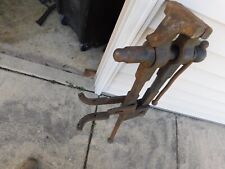 post leg vice blacksmith tool 6 1/4 inch jaws picture