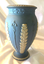 Wedgewood Blue Jasperware Vase - 8 Inch picture