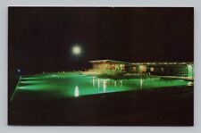 Postcard Bay Ridge Maryland Hotel Pool at Night picture