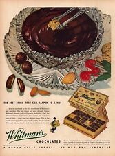 1945 Whitman's Chocolates Print Ad Best Thing That Can Happen To A Nut picture