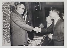 1963 Washington DC Robert Kennedy Eastland Civil Rights Talk Vintage Press Photo picture