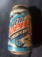 1 Mountain Dew Liberty Brew Full Can Limited Edition Soda 2019 Mtn Unopened Mint picture
