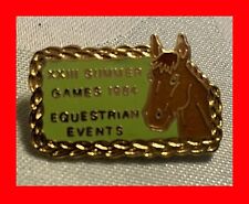 EQUESTRIAN 1984 LOS ANGELES OLYMPIC PIN BADGE picture