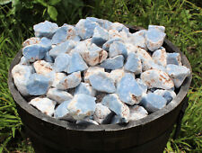 1/2 lb Bulk Blue Rough Natural Angelite Crystal Stone Raw Crystal Mineral Peru  picture