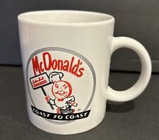 Vintage Rare McDonald’s Custom Built Hamburgers Coast To Coast Mug picture