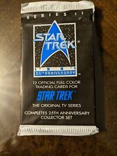 STAR TREK 25th ANNIVERSARY TRADING CARD SERIES 2 PACK(S)  FACTORY SEALED UNOPEN picture