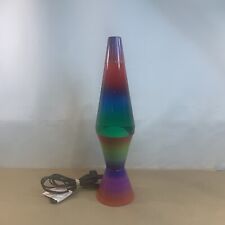 17 inch Color Max Rainbow Lava Brand Motion Lamp Clear Liquid White Lava picture