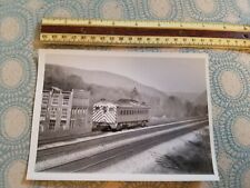 AAVF VTG 7X5 B&W Railroad Train Locomotive Engine NYC picture