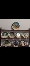 COMPLETE SET OF 8 PLATES WONDERFUL WIZARD OF OZ KNOWLES AUCKLAND 1977-89 picture