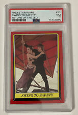1983 Star Wars Return of the Jedi #53 Swing to Safety PSA 7 NM Luke and Leia picture