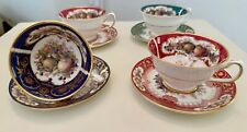 Duchess Fine Bone China Chatsworth Teacups & Saucers Made In England picture