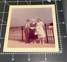 1950s Bradford PA Pennsylvania AIRPORT Vintage COLOR Snapshot PHOTO picture