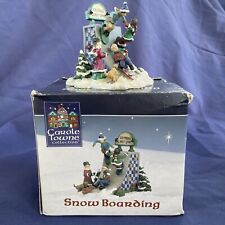 Carole Towne Collection Snowboarding Christmas Village Figurine picture